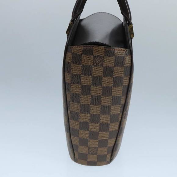LOUIS VUITTON Damier Ebene Thaliasaw Hand Bag N51284 LV Auth 91558 - Picture 4 of 16